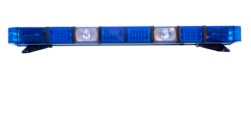 flashing blue lights